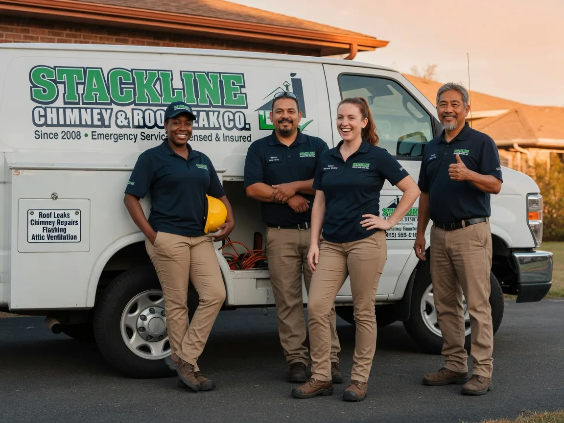 Chimney flashing repair company in Spiro, OK